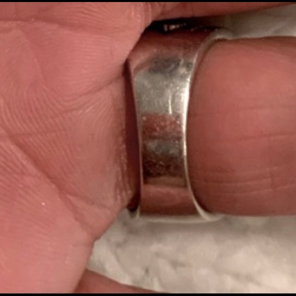 Multi colored diamond ring in rhodium plated silver - Picture 4 of 7